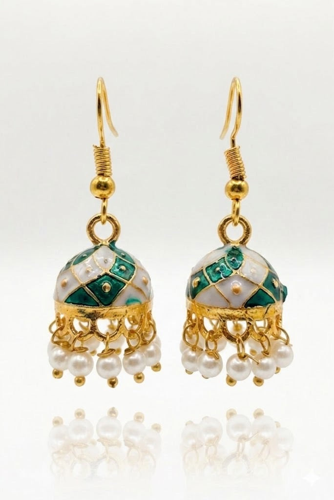 Meenakari Jhumka